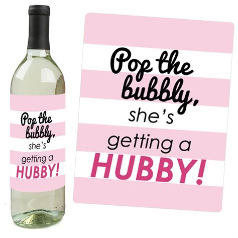 Bachelorette Wine Bottle Labels Engagement Wine Bottle Labels Engagement Party Wine