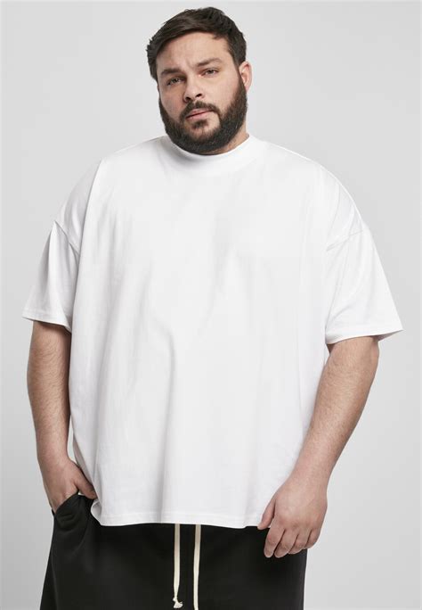 Urban Classics Oversized Mock Neck Tee Tb White Ab