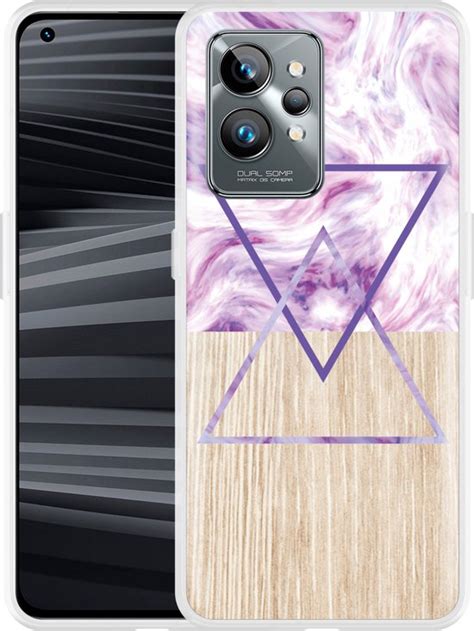 Realme GT2 Pro Hoesje Color Paint Wood Art Designed By Cazy Bol