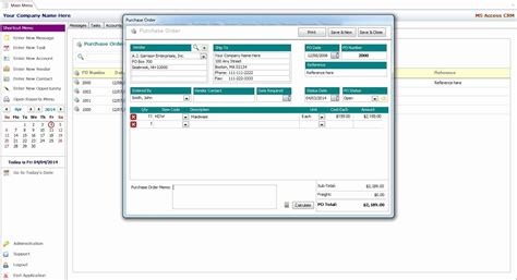 Microsoft Access form Template | Stcharleschill Template Payroll ...