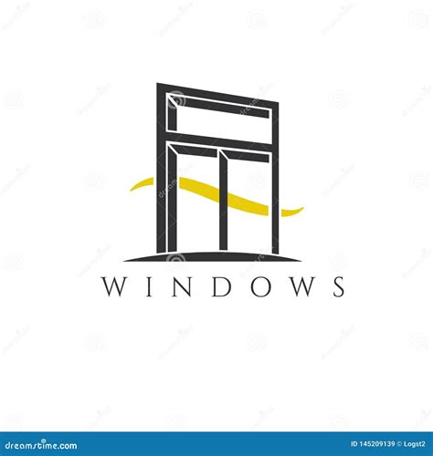 Window Vector Logo Design Template Stock Vector Illustration Of Logo