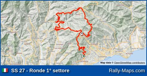 Karte Wp Ronde Settore Rallye Sanremo Wrc Rallyekarte De