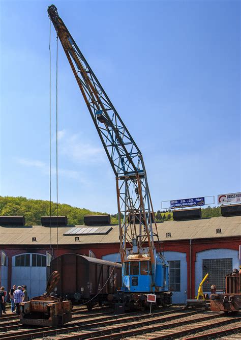 Der T Kirow Eisenbahndrehkran Edk Kran Am Im