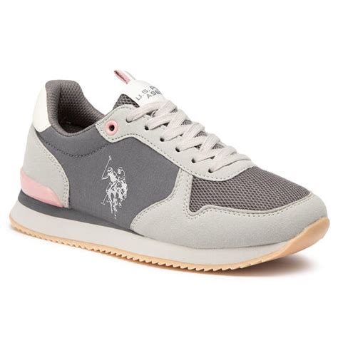 Sneakers U S Polo Assn Taila Nobiw W Ns Grey Eschuhe De