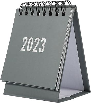 Amazon Nuobesty Mini Desk Calendar Mini Flip Standing