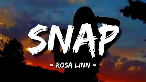 Rosa Linn Snap Lyrics YouTube