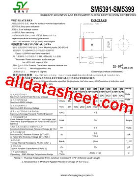 Sm Datasheet Pdf Shunye Enterprise