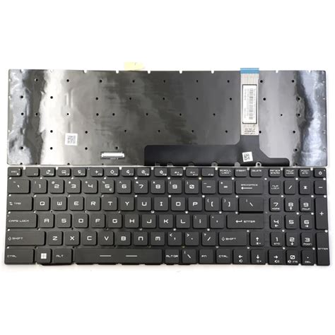 New For Msi Gp76 Leopard 11ue 11ug Gs76 Stealth 11ue 11uh Ms 17k3 Laptop Keyboard Us