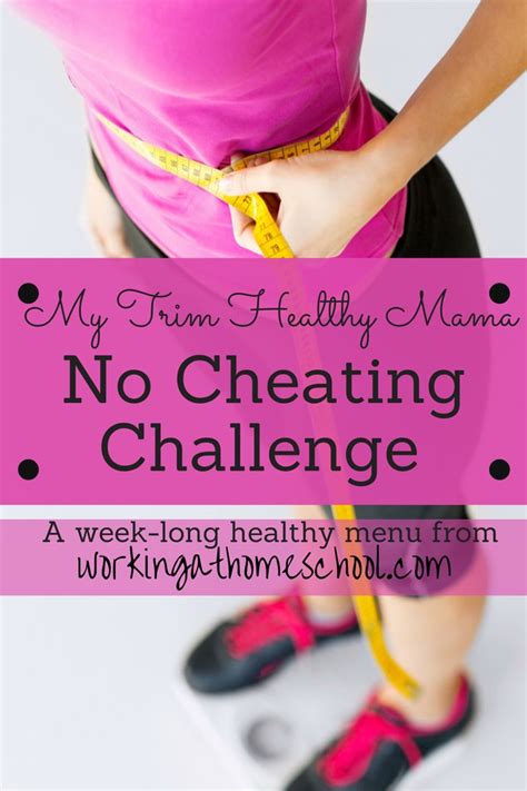 My Trim Healthy Mama No Cheat Challenge Trim Healthy Mama Trim