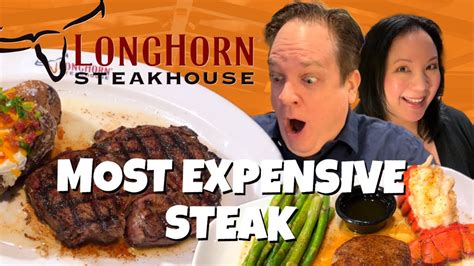 We Ate The Most Expensive Steak At Longhorn Steakhouse 🥩 Youtube