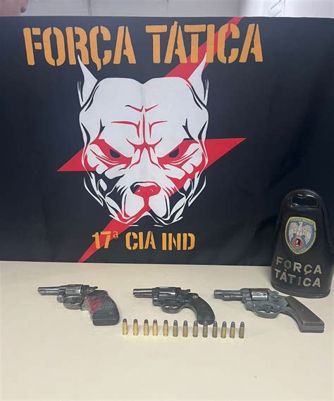 Pmes For A T Tica Da Cia Ind Realiza V Rias Apreens Es De Armas