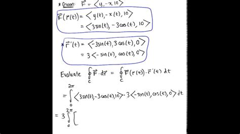 Verifying Stokes Theorem Example Youtube