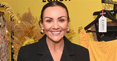 Martine Mccutcheon Slips Into Figure Hugging Dress After Toughest Year