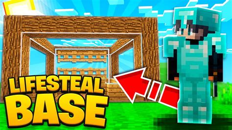 I Built A Insane Lifesteal Smp Base Youtube