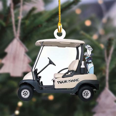 Homedesign Personalized Golf Ornament Custom Golfer Ornaments Golf Christmas