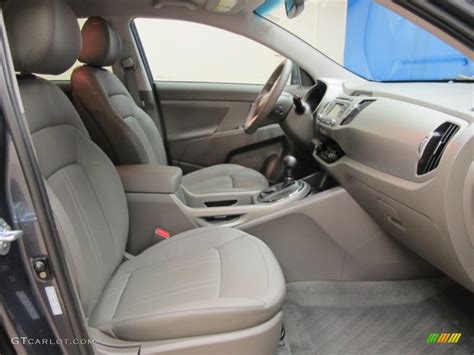 Alpine Gray Interior 2012 Kia Sportage EX Photo #67945124 | GTCarLot.com