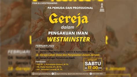 Pa Pemuda Profesional Gereja Lokal Dosa Dan Penyesatan Dalam Jemaat