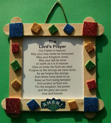 Lords Prayer Crafts