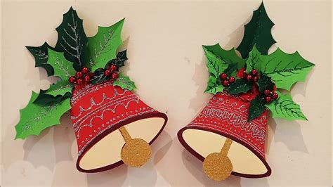 Diy Christmas Jingle Bells Christmas Crafts Decoration Ideas Paper