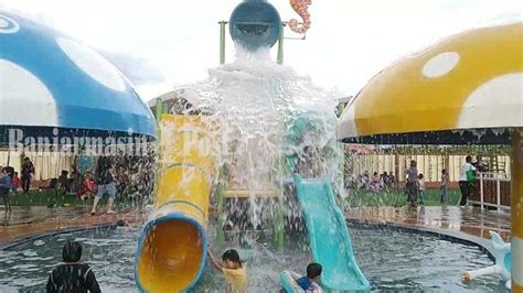 Wisata Kalsel Jenis Jenis Kolam Dan Wahana Di Palm Mini Waterpark