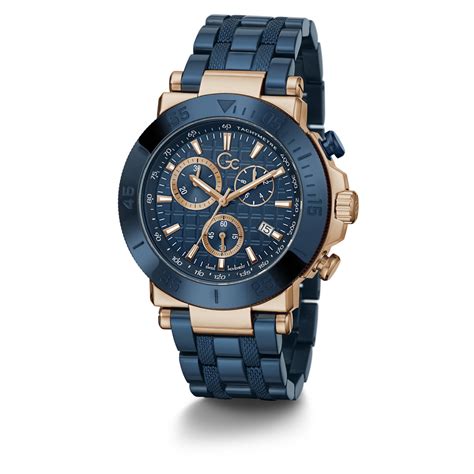 Montre Gc Homme Bo Tier Acier Pvd Dor Rose Brillant Mes Bijoux Fr