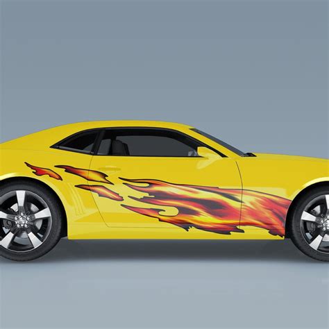 Car Decals, Vinyl Graphics for Vehicles, Decals for Trucks, Fire Flames ...