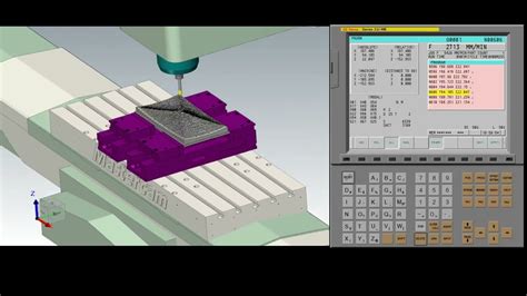 3 Axis Milling Mastercam Simulation And Fanuc Youtube