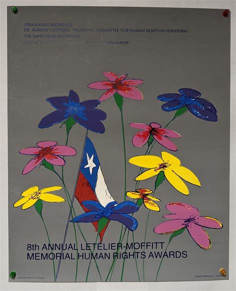 8th Annual Letelier - Moffitt Memorial Human Rights Awards (poster) by ...