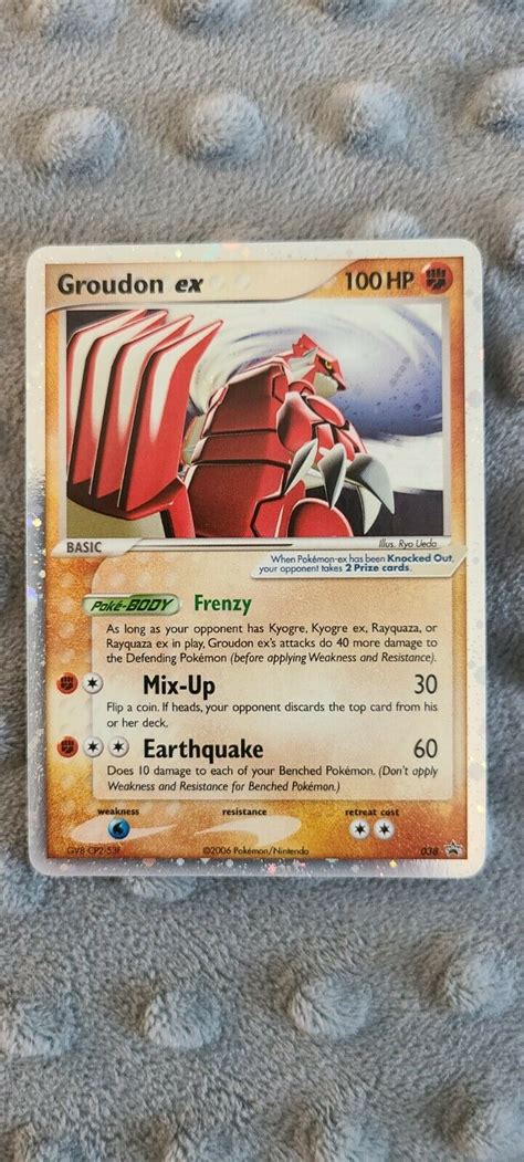 Mavin Pokémon TCG Groudon EX 038 Black Star Promo