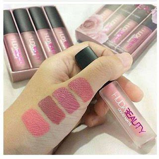 HudBeality New Nude Mini Lip Matte Pcs Set Shopee Malaysia
