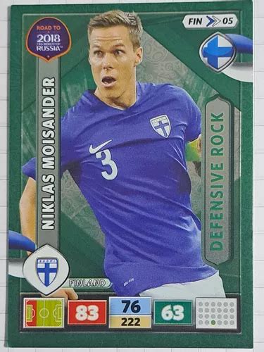 Carta Adrenalyn Xl Road To Russia Niklas Moisander Fin05 Cuotas Sin