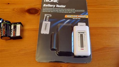 Tronic Battery Tester And Tronic Nimh Lsd Batteries Youtube