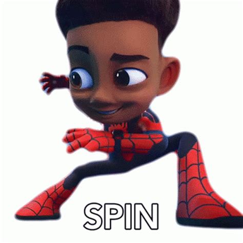 Spin Miles Morales Sticker Spin Miles Morales Spidey And His Amazing