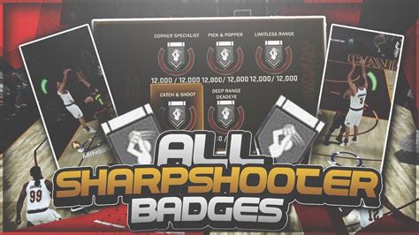 NBA 2K18 Tips HOW TO GET ALL SHARPSHOOTER BADGES FAST EASY How To