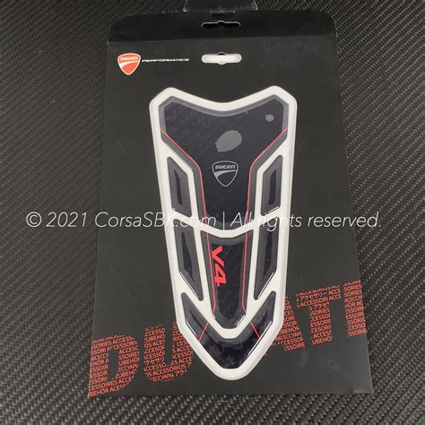 Ducati Performance Panigale Streetfighter V4 V4S Tank Protector Tankpad