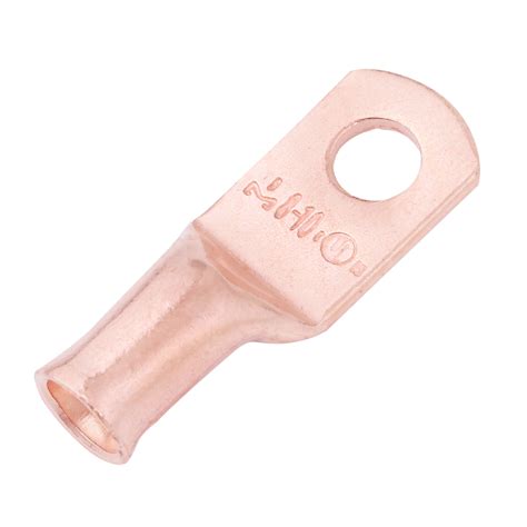 8 Awg 10 Stud Wire Lugs Bare Copper Battery Cable Ends Heavy Duty