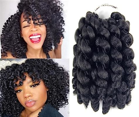 Lady Corner Jamaican Bounce Crochet Hair 8inch Wand Curl Want It All