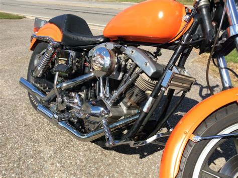 1975 Harley Davidson fxr super glide Shovelhead chopper bobber custom ...