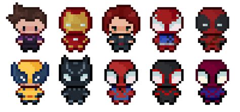 Pixel art! : r/Marvel