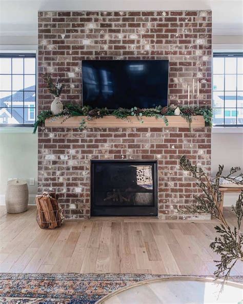 How To Decorate Brick Fireplace Wall Fireplace Guide By Linda