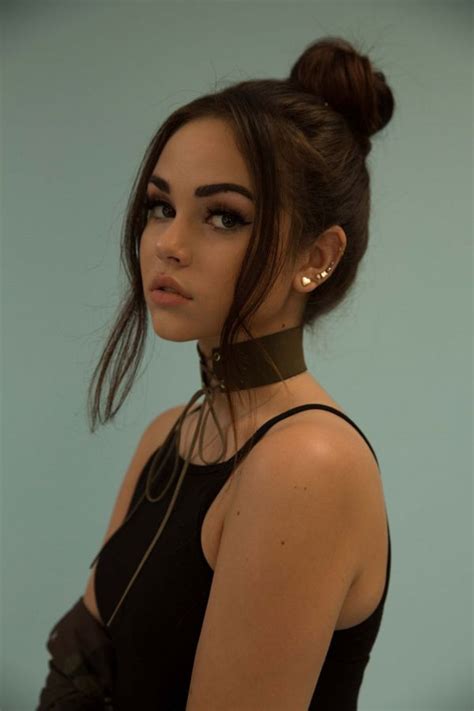 Wallpaper Maggie Lindemann Singer Brunette Dark Hair Long Hair Women Indoors See Through