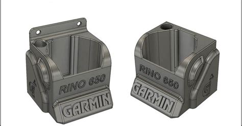 Garmin Rino 650 Desk Stand And Wall Mount By TobbesCustomDesign