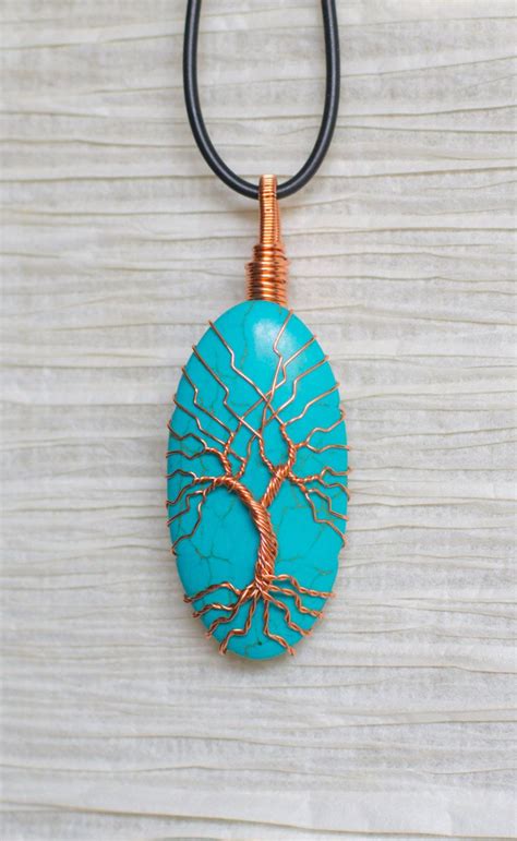 Tree Of Life Copper Wire Wrapped Natural By RecycledBeautifully Wire