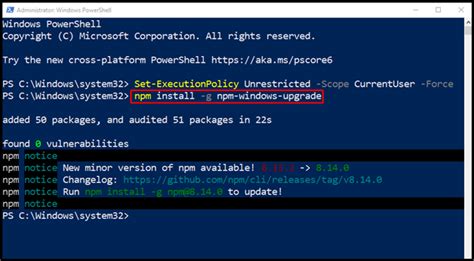 How To Update Npm Version In Windows