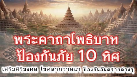 พระคาถาโพธบาท ปองกนภย 10 ทศ ไพเราะมาก สวดทกวน เจรญสต เสรมสรมงคล คมครอง