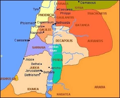 Ancient Judea and Samaria and neighbouring lands | Samaria, Bible ...