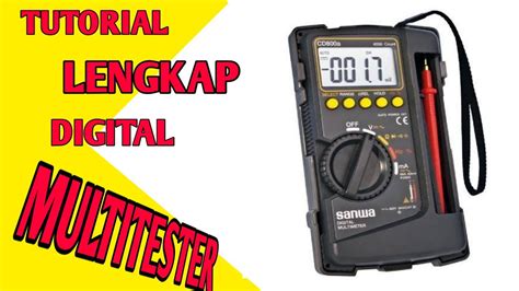 Cara Menggunakan Multitester Digital Dengan Benar Avo Meter Digital