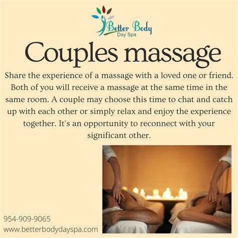 A Couples Massage Is A Great Way For You And Your Significant Other Or Friend To Relax And Enjoy