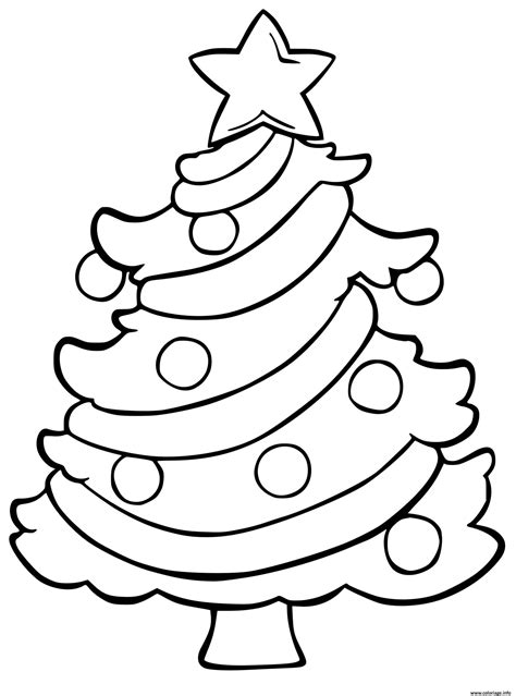 Coloriage Sapin De Noel Maternelle Table De Noel