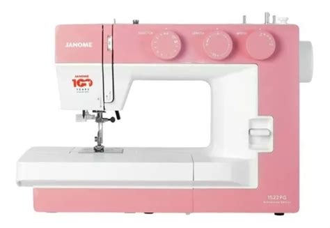 M Quina De Coser Recta Janome Bl Portable Rosa Y Dorado V